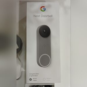 Google Nest 2nd Generation ,Wired Doorbell ,Camera ,Security, Like New